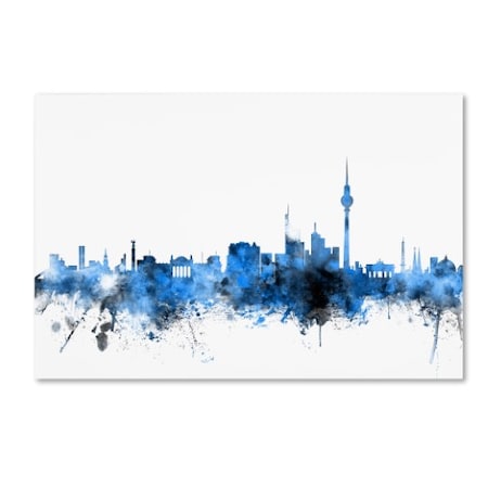Michael Tompsett 'Berlin Germany Skyline' Canvas Art,22x32